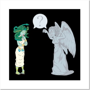 Medusa vs Weeping Angel Posters and Art